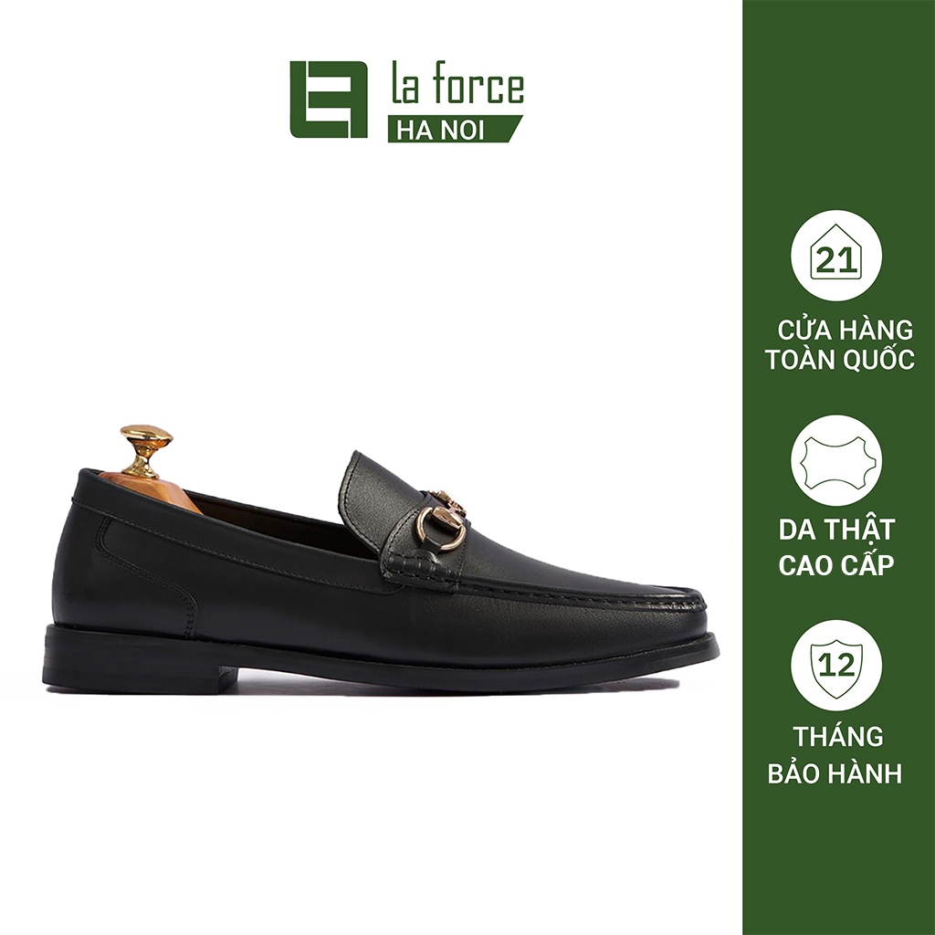 Giày lười nam Horsebit Loafer cao cấp GNLA12-1178-DHN