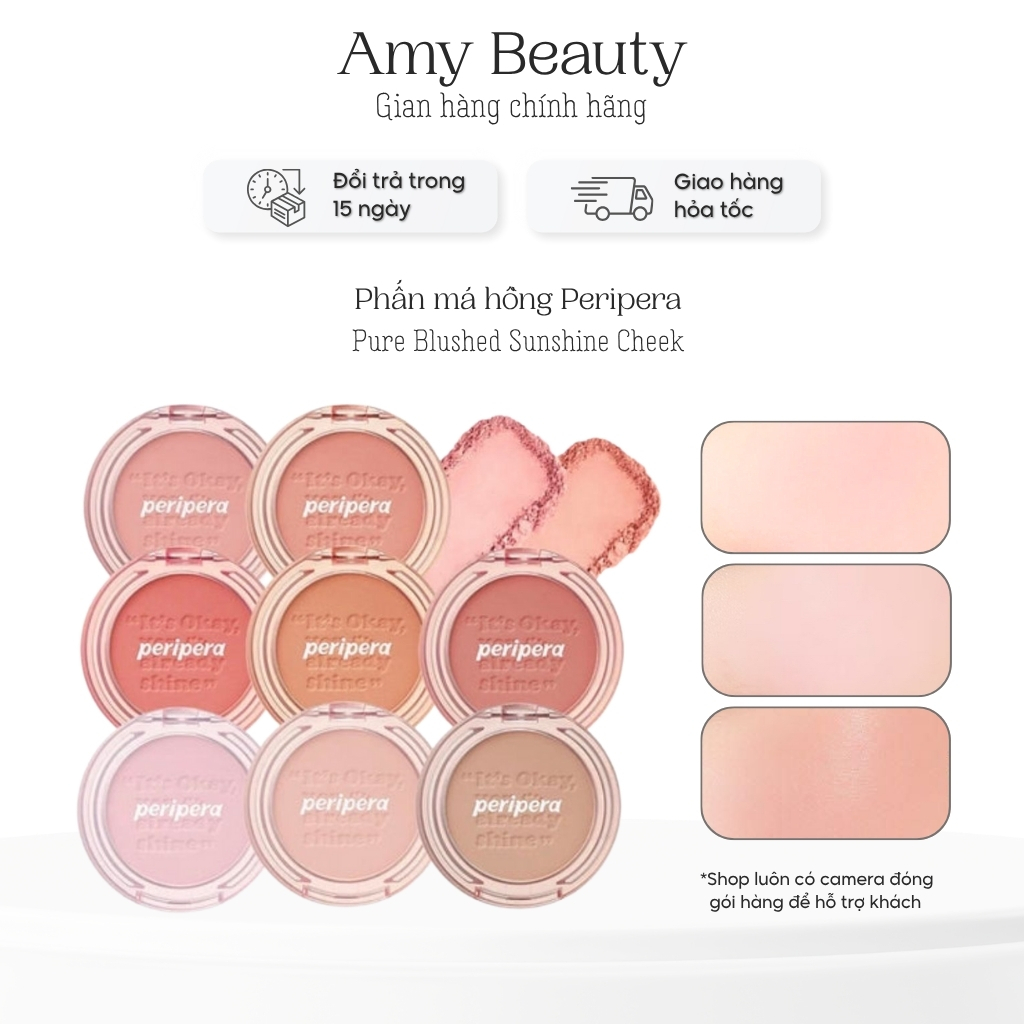 Phấn Má Hồng Peripera Pure Blushed Sunshine Cheek
