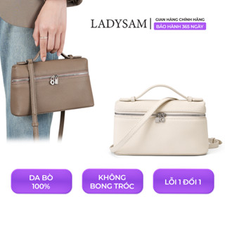 (Giá Mở Bán) Túi Xách Cầm Tay Nữ Đeo Chéo Đeo Vai Dáng Hộp Mini Cao Cấp Da Thật Mềm Mại Size 20 Ladysam LDS2329