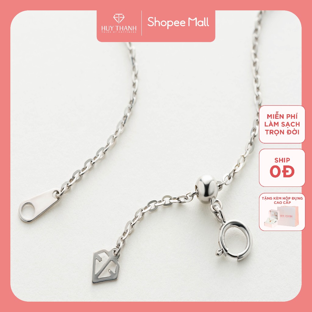 Dây Chuyền Trơn Bạc 925 DC00 Huy Thanh Jewelry