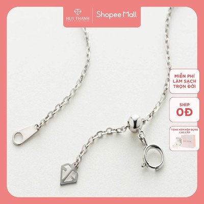 Dây Chuyền Trơn Bạc 925 DC00 Huy Thanh Jewelry