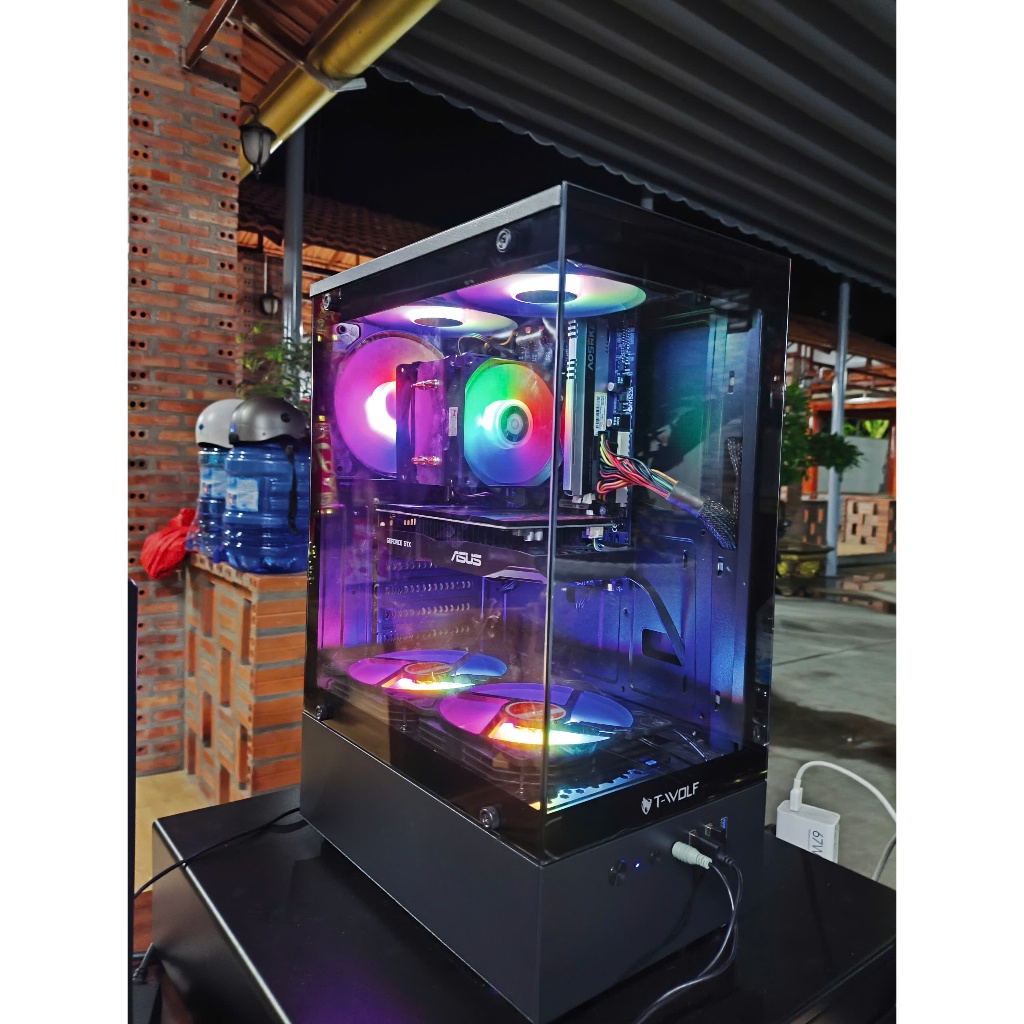 Pc gaming chiến (cf,fifa,valo,pubg,lmht...) màn hình 24inch