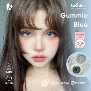 Kính áp tròng Gummie Blue lens filter xanh dương 2 chiều không lác lens twinkle