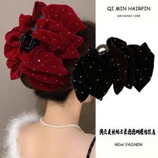  Kẹp Tóc Bong Bóng Nhiều Lớp Phồng Đính Đá Sang Chảnh Kẹp Nhung Đi Tiệc Đi Chơi Cho Nữ Zichi KBBnhung 