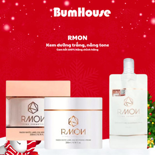   Hàng CTY Kem Body Dưỡng Trắng Da RMON Whitening Cream giúp da mịn màng trắng hồng 200ml 