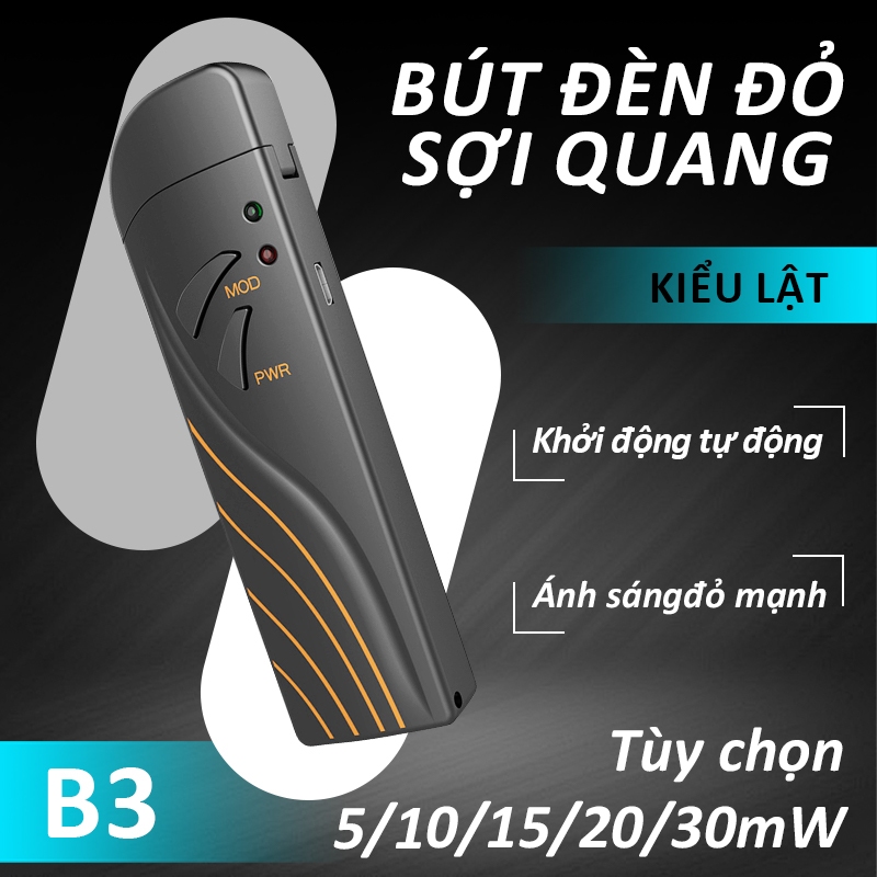 Bút Sợi Quang Đèn Đỏ B3, Phạm Vi Kiểm Tra 15km, Bút Kiểm Tra Sợi Quang Đèn Đỏ