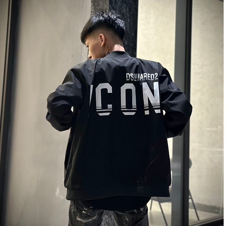 ÁO KHOÁC GIÓ NAM IN CHỮ DQ2 ICON NHIỄU SÓNG 2 LỚP SIÊU ĐẸP, ÁO KHOÁC NAM BOY PHỐ