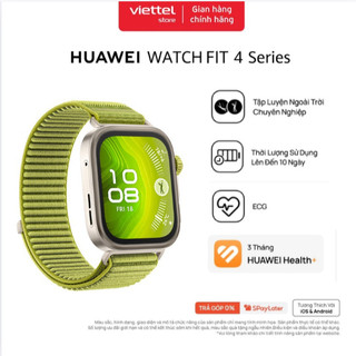  Đồng Hồ Thông Minh HUAWEI WATCH FIT 4 Pro Chính hãng | Mỏng Nhẹ | Thể Thao & Sức Khỏe | Lên Đến 10 Ngày Sử Dụng| ECG* 