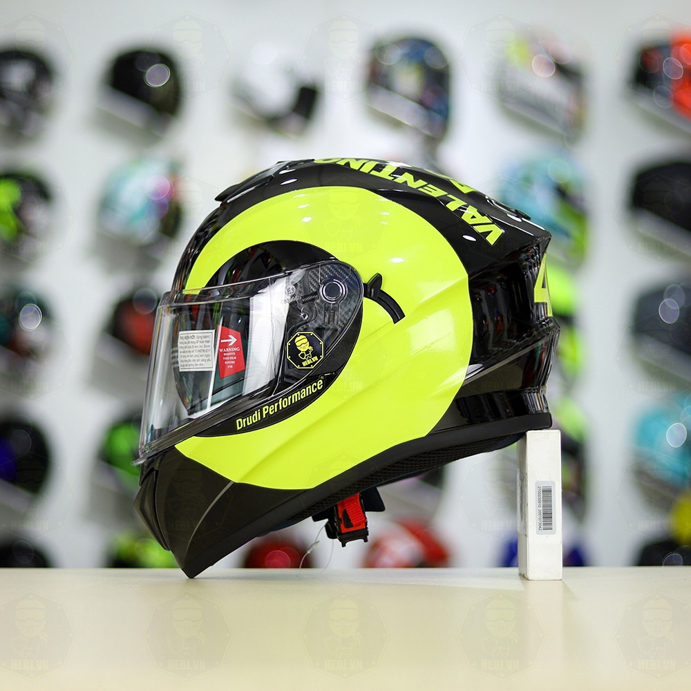Mũ Fullface 2 kính Yohe 981 Dán Tem Decal AGV Soleluna V2