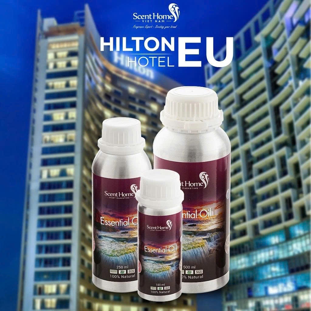 Tinh dầu 𝐒𝐜𝐞𝐧𝐭 𝐇𝐨𝐦𝐞𝐬 mùi hương Hilton EU Hotel thể tích 100ml