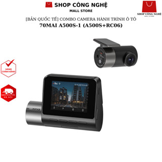 Camera hành trình ô tô xe hơi 70mai Pro Plus A500S combo A500S + RC06 Bản quốc tế - Bảo hành 6 tháng