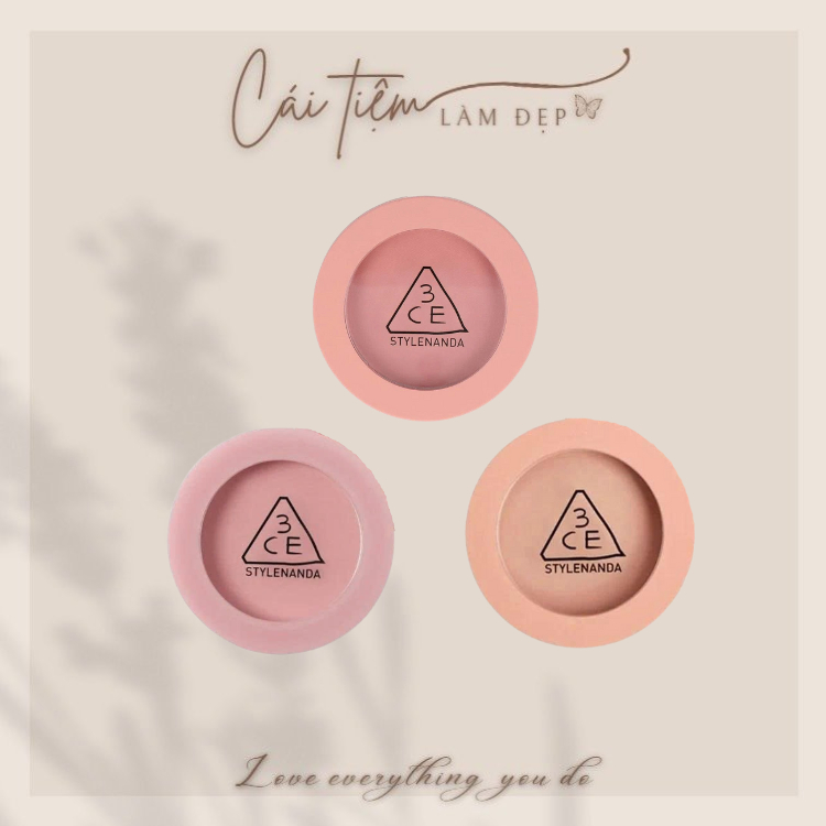 [3CE] Phấn Má Hồng Mood Recipe Face Blusher 5.5g