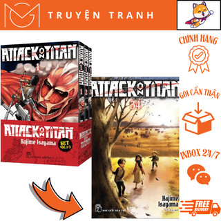  Truyện - Combo  Attack On Titan Tập 1 đến 34 Full End - NXB Kim Đồng 