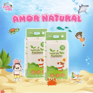 [2A] [KHÔNG QUÀ] COMBO 02 BỊCH TÃ BỈM AMOR NATURAL dán/quần,Bỉm Việt mỏng nhẹ,thấm tốt, đủ size NB-4XL