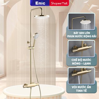  Bộ sen tắm nóng lạnh Enic A23 A25 S10 S01 S07 A21 S20 thiết kế tối giản bát sen lớn phun nước rộng rãi 