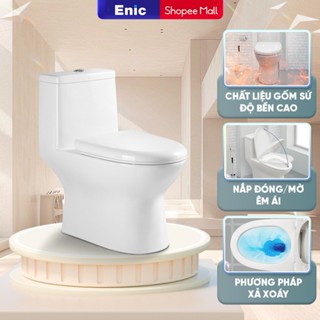 Bồn cầu Enic G02, thiết kế thông minh,tiết kiệm nước, chất liệu sứ cao cấp chịu tải lớn.