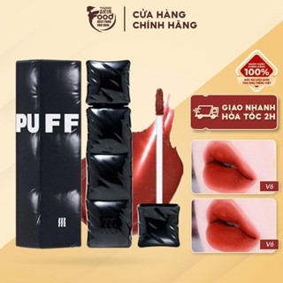 [NEW][V6 PUFFER][Son Phao] Son Kem Lì, Bền Màu, Lâu Trôi Merzy The First Velvet Tint 3.8g
