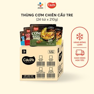 [Hỏa tốc HN] Thùng 24 gói cơm chiên Cầu Tre túi 210g (Công thức mới siêu ngon)