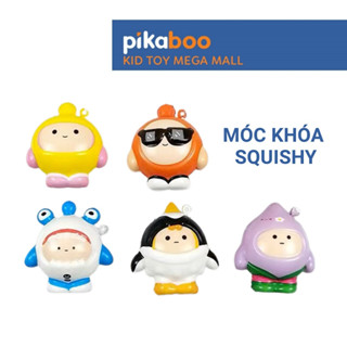 Móc khóa xả stress squishy nắn bóp đàn hồi giảm căng thẳng Pikaboo