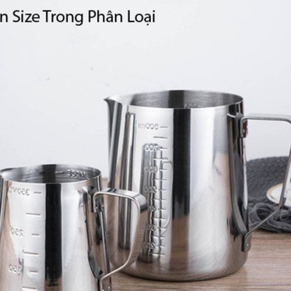 Ca Đánh Sữa Inox Tạo Milk Foam