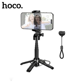Gậy chụp ảnh mini Hoco K27 tích hộp nút bấm bluetooth, làm giá đỡ điện thoại, thuận tiện mang di chuyển, dễ sử dụng