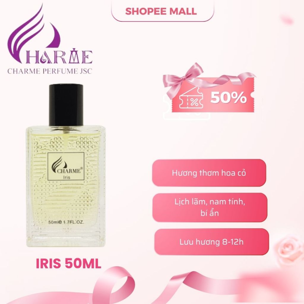 Nước hoa nam Charme Iris 50ml
