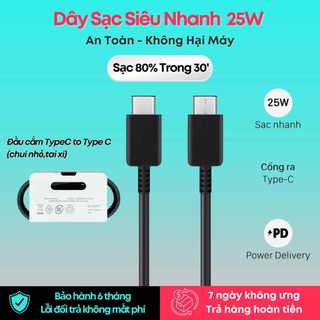  Dây Sạc Nhanh 25w android Type c exsmart cho các dòng Máy SS Android An Toàn Ổn Định Bảo Vệ Thiết Bị BH12 tháng 