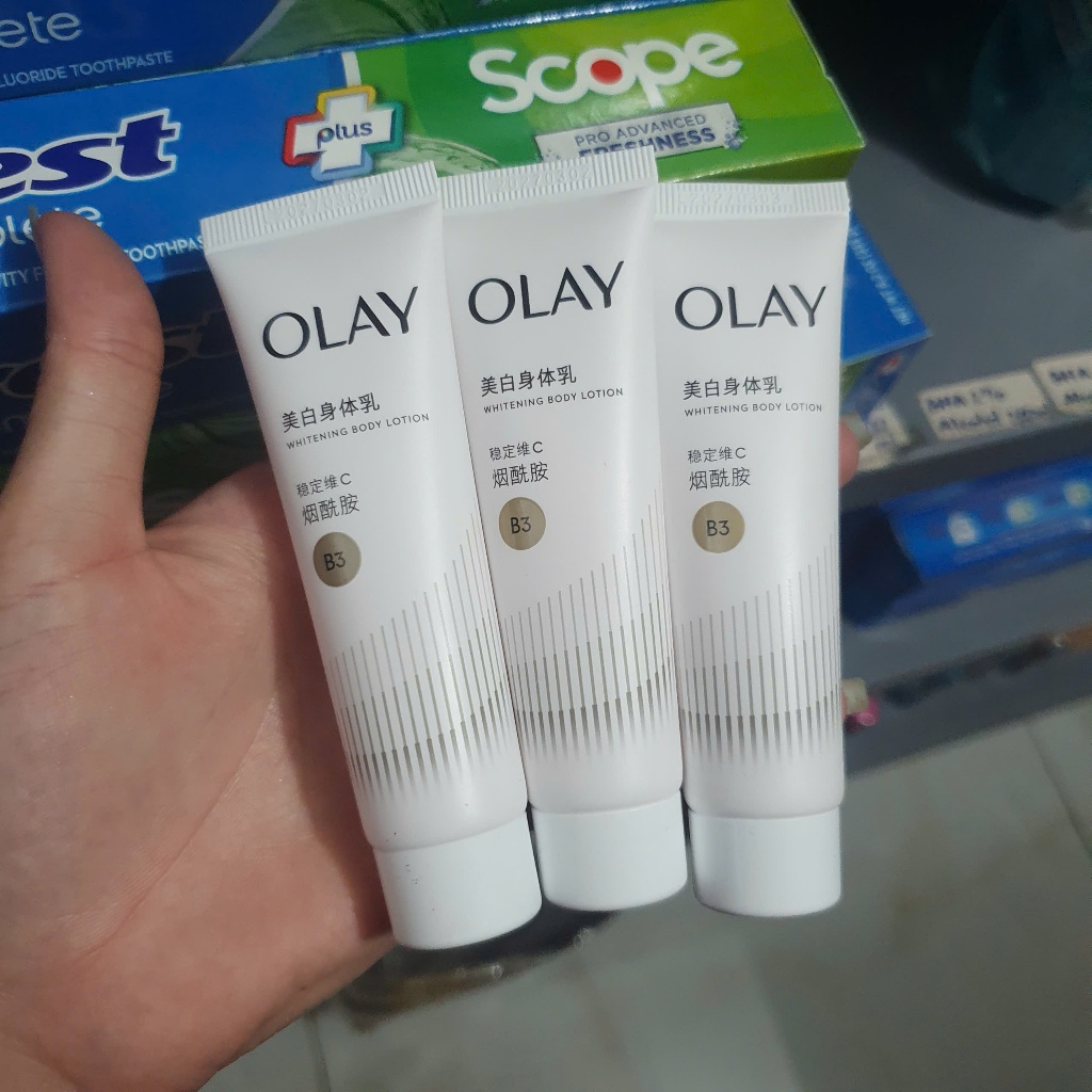 [Bản Whitening] Dưỡng thể OLAY B3 Niacinamide Whitening Body Lotion Triple Anti-ultra White Trắng Da 30g/260g | BigBuy360 - bigbuy360.vn
