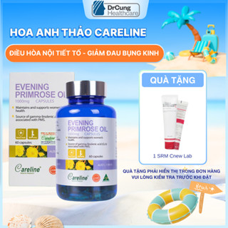 Hoa Anh Thảo Careline Evening Primrose Oil 1000mg - Hỗ Trợ Tăng Cường Sức Khỏe, Làm Đẹp Da