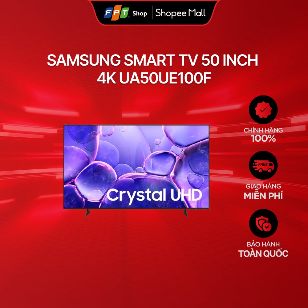 Samsung Smart Tivi 50 inch 4K UA50UE100F