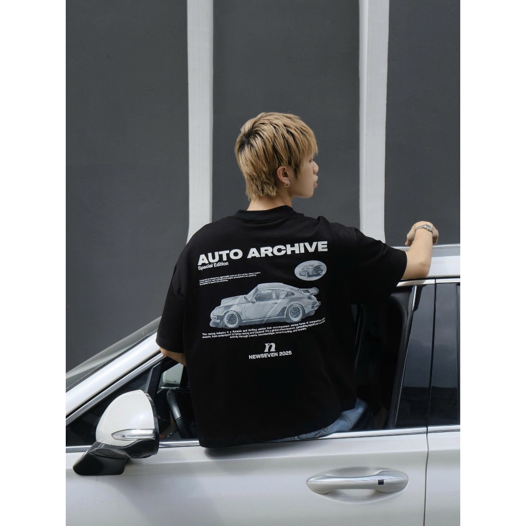 Áo Thun Big Boxy NEWSEVEN Form Rộng Unisex Cotton Premium AT.444