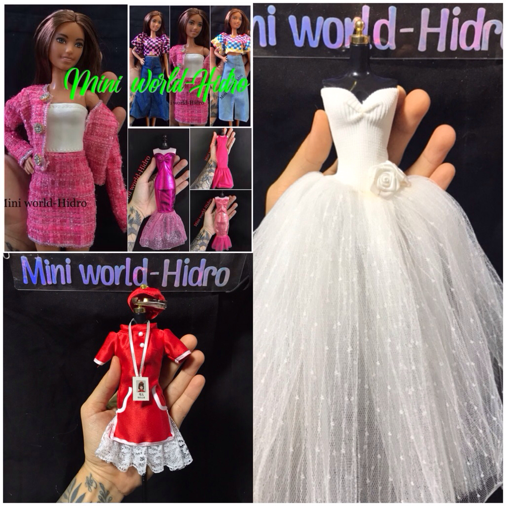 Váy búp bê Size barbie. Hàng may mới