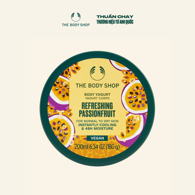 [Phiên Bản Giới Hạn] Sữa Chua Dưỡng Thể Mượt Da, Thấm Nhanh Hương Chanh Dây Passionfruit Body Yogurt 200ml The Body Shop