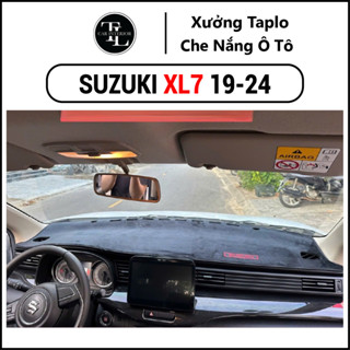 Thảm taplo SUZUKI XL7 2019 - 2025, thảm taplo che nắng da carbon, da vân gỗ, nhung cừu cao cấp, chuẩn form