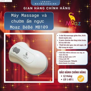 Máy Massage và chườm ấm ngực Moaz BéBé MB109 bảo hành 12 tháng chính hãng