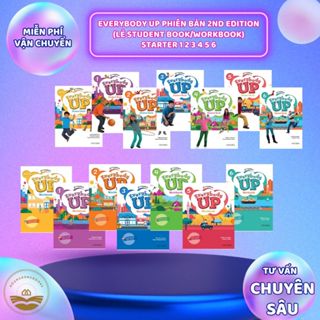 Sách tiếng Anh - Everybody Up Phiên bản 2nd Edition (Lẻ Student BOOK/Workbook) Starter 1 2 3 4 5 6