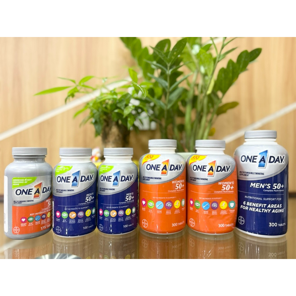 [XẢ SALE]– ONE A DAY MULTIVITAMIN 50–Vitamin tổng hợp cho người trên 50 tuổi