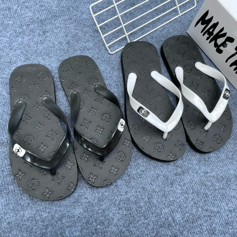  Dép Tông Nam hoạ tiết dập nổi bề mặt Da cao cấp dép lào dép kẹp dép xỏ ngón 