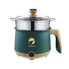 Nồi Lẩu, Ca mì Xanh , Hấp Điện Mini 2 Tầng vỉ hấp inox 304