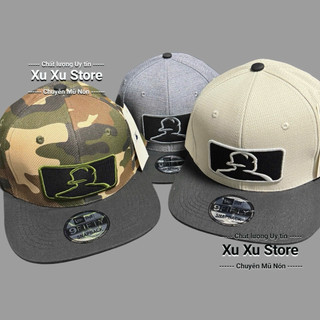  mũ snapback nam ngầu thêu logo người - nón hiphop chất vải bố thời trang nam 