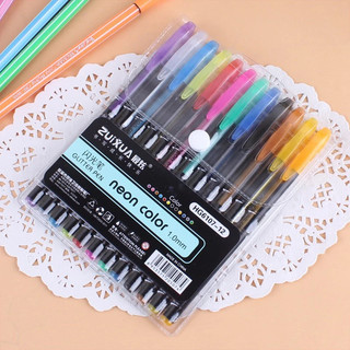  Bút nhũ kim tuyến  bút nước neon color  bút óng ánh - BỘ 12 CHIẾC 