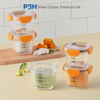 Hộp thủy tinh lock&lock baby food container dùng đựng thức ăn cho bé llg510s3 llg508s3llg540s3 p3h