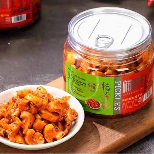 Lọ 400gr Củ Cải Xào (Cà La Thầu) Cay Giòn Tứ Xuyên