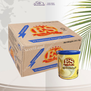   HCM hỏa tốc  Sữa đặc có đường ES nắp xanh 1kg  24lon thùng  