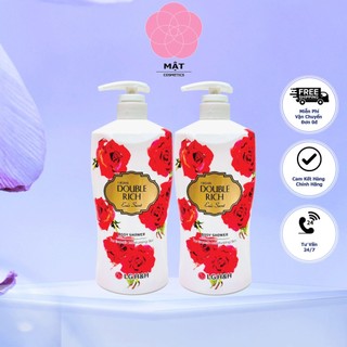  Combo 2 chai Sữa tắm Double Rich Hương Hoa Hồng 800gx2 