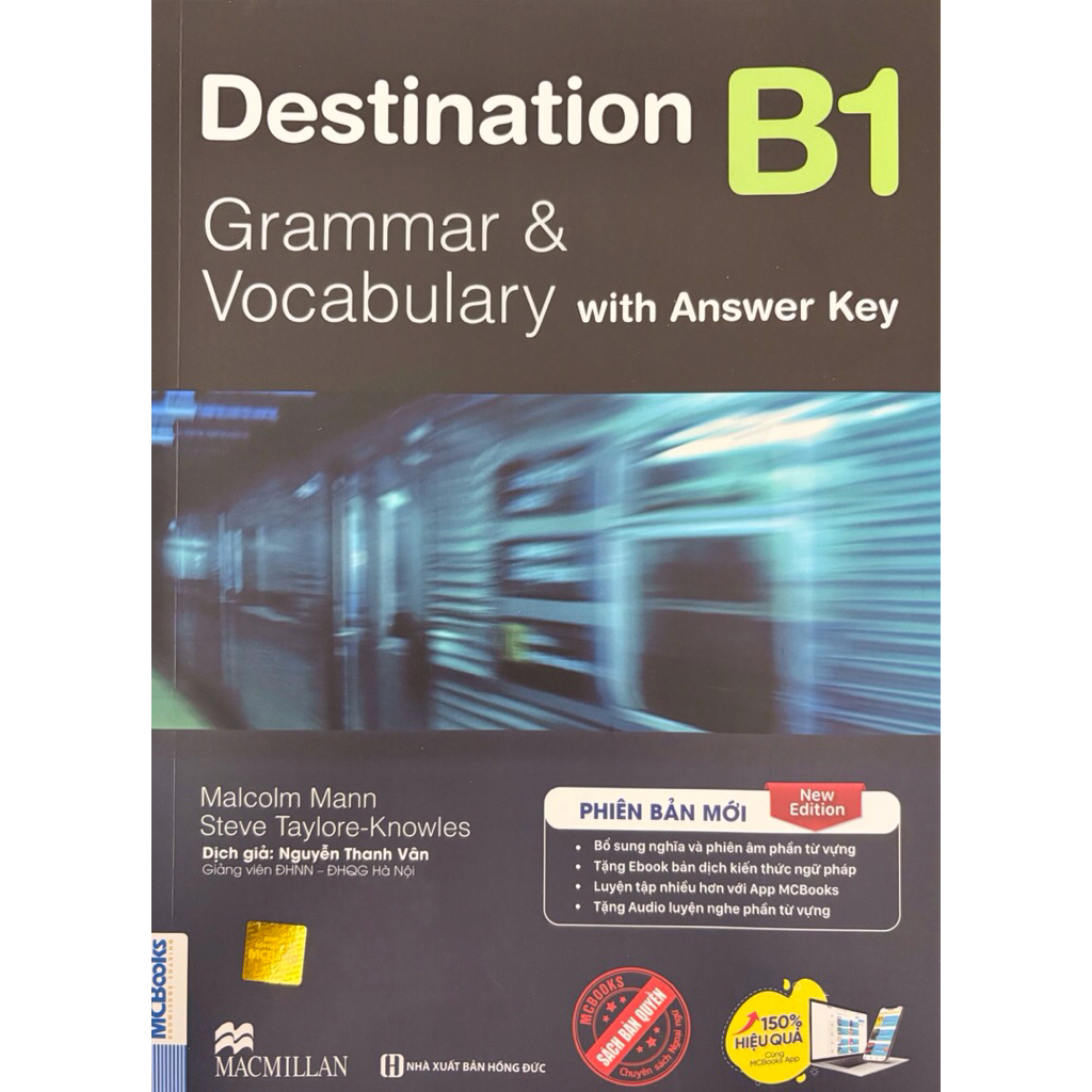 Sách - Destination (Grammar & Vocabulary) with Answer Key