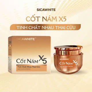Kem Face Sica White Cốt Nám X̀5 30G, Hỗ Trợ Phục Hồi Da Nám, Tàn Nhang - Kem Cốt Nám X3 Sica
