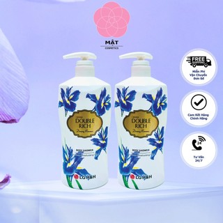  Combo 2 chai Sữa Tắm Double Rich Hương Hoa Iris 800gx2 