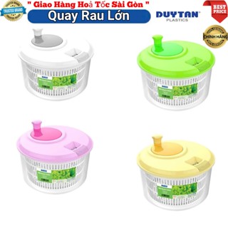 💝Bộ Quay Rau LỚN Nhựa PP, DUY TÂN Quay Ráo Nước, An Toàn Tiện Dụng Nội Trợ Nhà Bếp 💝Nhuaduytanstore💝