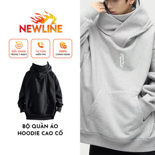  Áo Hoodie Nam Nữ Cổ Cao Ninja Giữ Ấm Mùa Đông Streetwear Cá Tính Chất Liệu Cao Cấp 